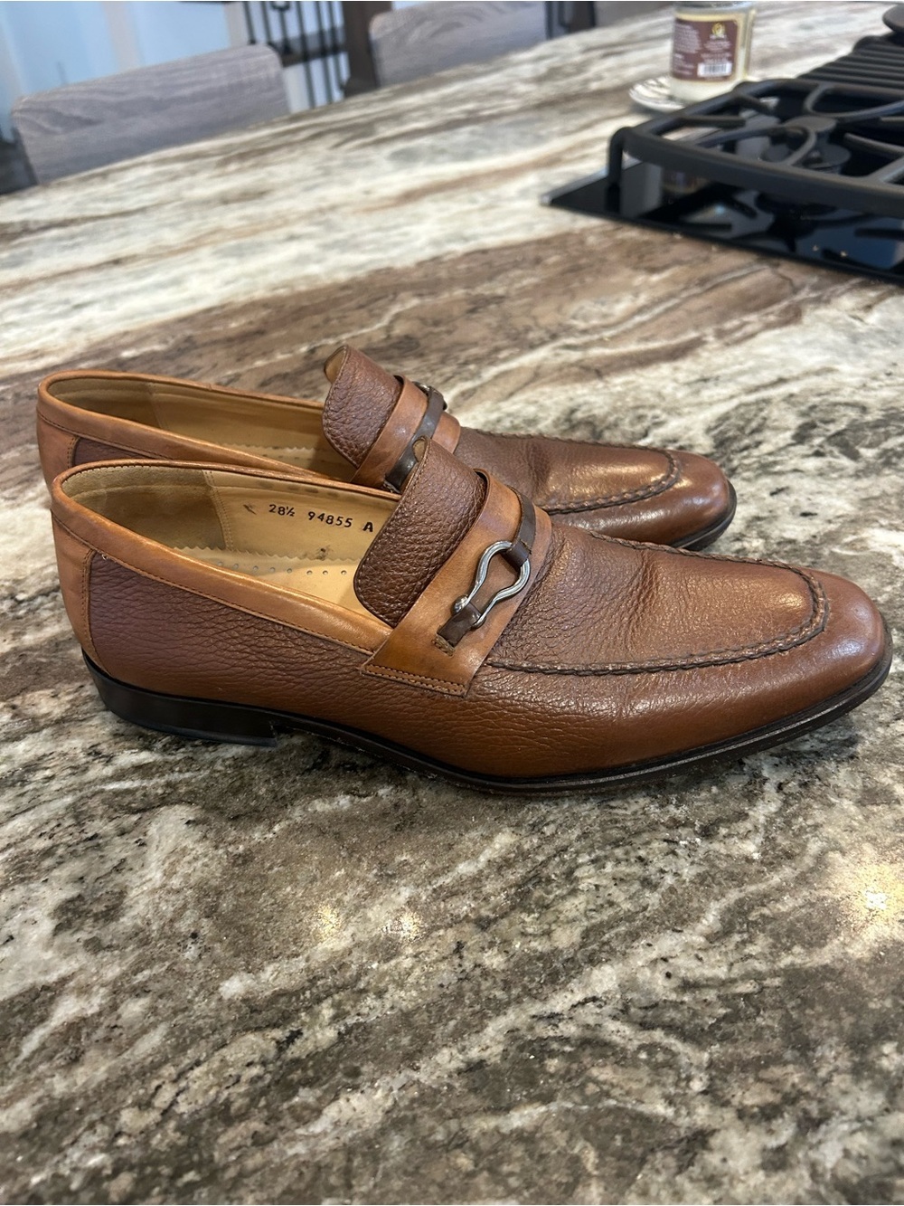 Franco Cuadra Men's deer Leather shoes 28.5 euro have wear scuffs - Picture 2 of 13